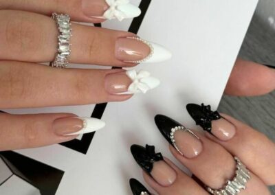 acrylic nails french tip