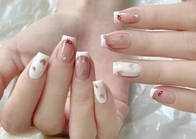 cute valentines nails
