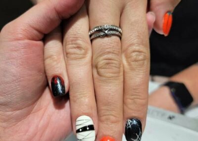 halloween nail design
