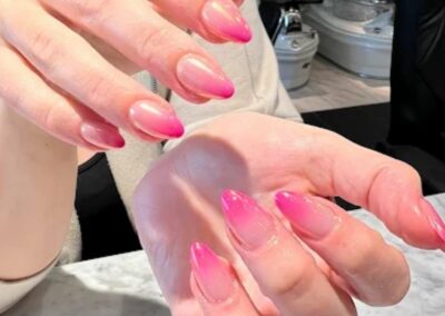 ombre nail art
