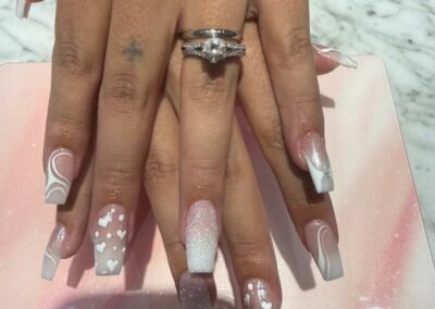 popular acrylic nails coffin