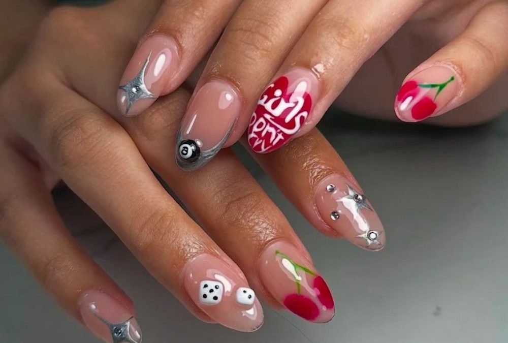fun summer gel nails