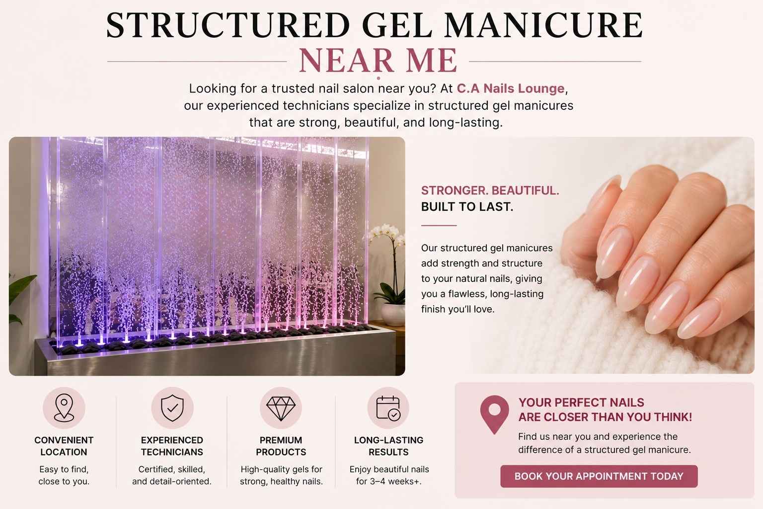 structured gel manicure near me