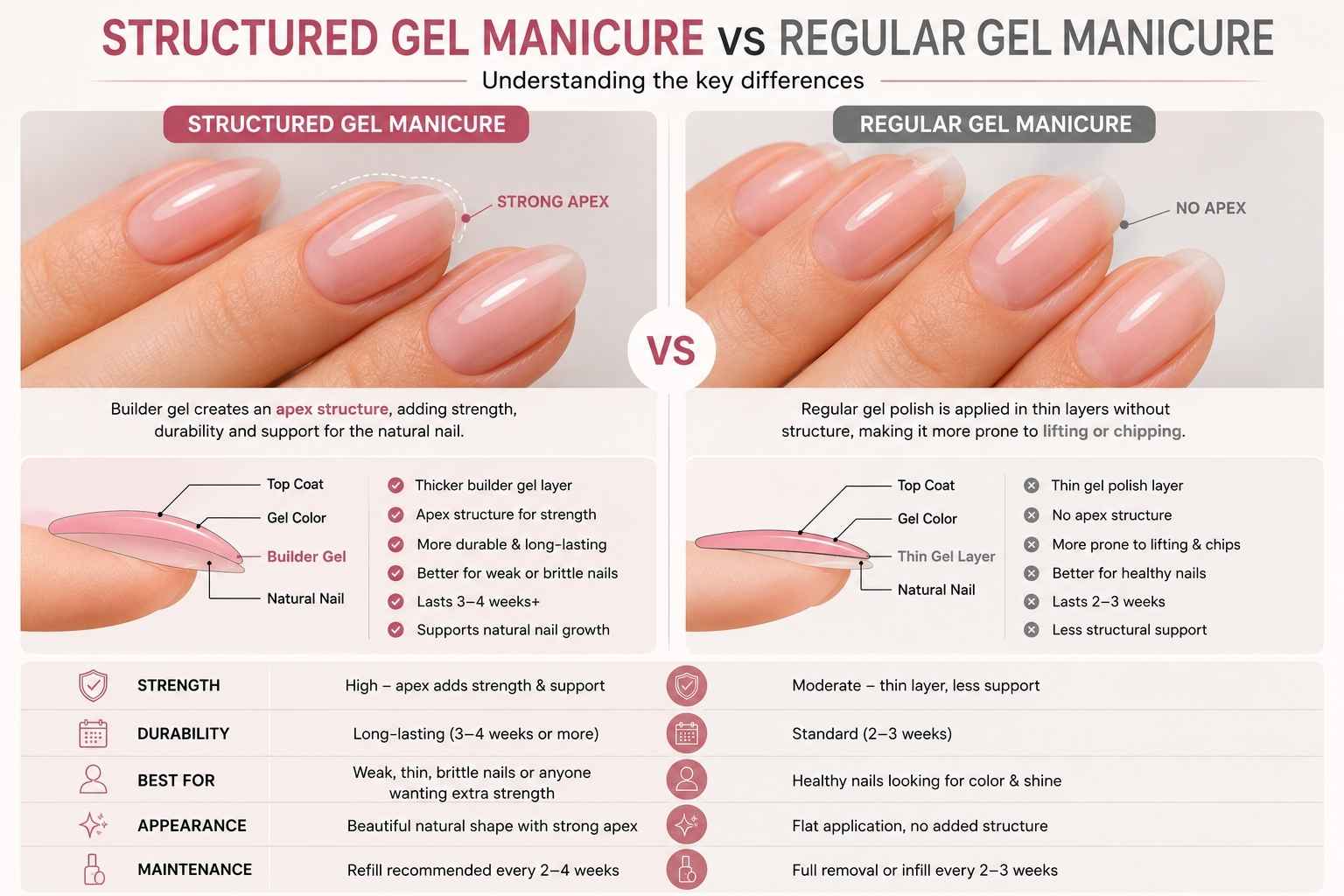 structured gel nails near me