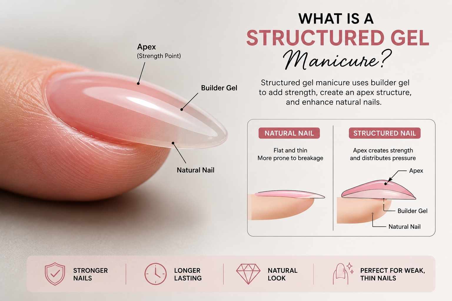 structured manicure