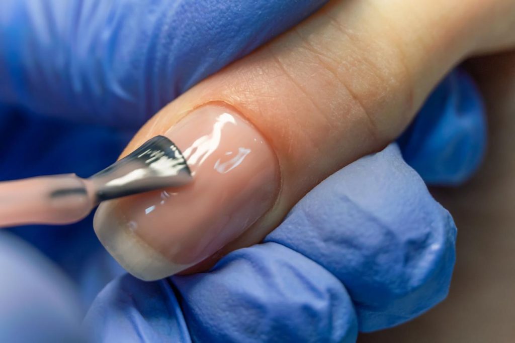top coat gel manicure